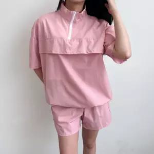 세션 여성 아노락 반팔 반바지 세트 SD-230524W 여름 트레이닝복 바람막이 셋업 운동복