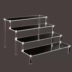 아크릴 계단식 소품 선반 피규어랙 투명 정리 굿즈보관 진열장