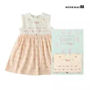 [롯데백화점]밍크뮤 OR 쁘띠체리민소매드레스 3631540002 36315-400-02 출산백일돌선물