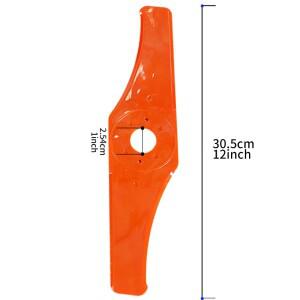 스트링 트리머 블레이드, 안전한 플라스틱 헤드, 잔디 예초기 액세서리, 전기 부품, 정원 도구, 2T12 인치