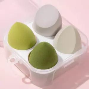메이크업 4종set 스펀지 파운데이션 품도구 물방울 화장 퍼프
