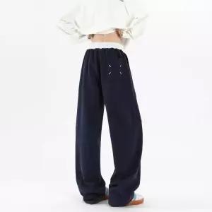 남성바지 트렌디 아이템 배기핏 빈티지 커브 맨투맨 팬츠 커플 겨울패션 힙합 비보이 웨이스트 슬랙스 캐