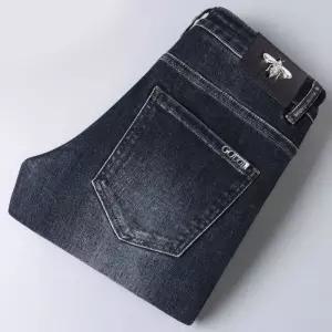 남성 트렌디 아이템 바지 배기핏 꿀벌 청 가을 겨울 가벼운 스판 종아리 캐주얼 프리미엄 HT4