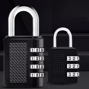 휴대용 비밀번호 잠금 자물쇠 굵은 금고 튼튼한 대형 창고 4자리 현관