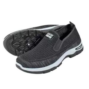 시원한 메쉬 발편안한 캐주얼신발(블랙) 3cm굽