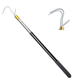 캔라텐-U 스네이크 훅 그래버 도구 - 60인치 확장 가능한 스테인리스 스틸 파충류 포수 스틱 망원경
