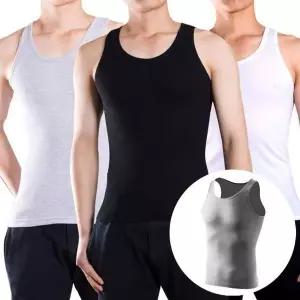 슬림핏 남성 스판 민소매 면나시 런닝