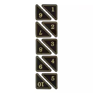 1140 삼각번호판 검정 아트사인