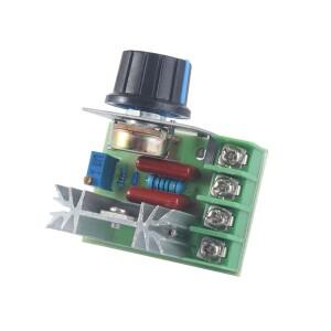 2000/4000W 고전력 사이리스터 전자 전압 AC 220V 레귤레이터 디밍 속도 온도 조절 제어 스위치