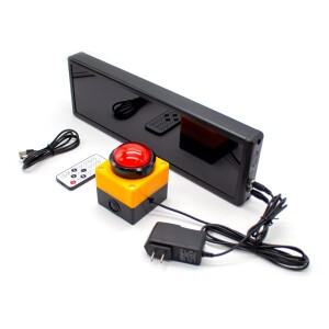 대회 타이머 카운트다운 스톱워치 카운터 LED 6 자리 디지털 디스플레이, 훈련 연설 타이밍 장비, 리모컨