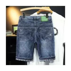 남자 청반바지 트렌디 데님 반바지 5부 청바지 젠1