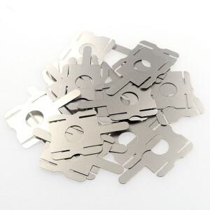 50Pcs 4S 18650 리튬 배터리 팩 스폿 용접 니켈 시트 교체 컴퓨터 도구 액세서리 용 U 자형