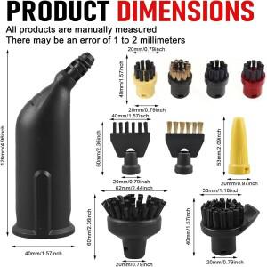 카처 이지픽스 SC2 SC3 SC4 SC5용 스팀 청소기 액세서리 마이크로파이버 패드 커버 브러시 헤드 노즐 부품