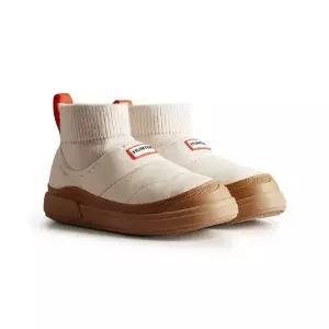 매장정품 [브랜드명] 헌터 HUNTER [WOMEN] 인앤아웃 푸퍼 니트 커프 부츠 - 화이트윌로우 WF65RENWWG 12106