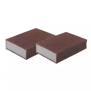 찌든때 기름때 제거 블럭형 수세미-2개입 탄냄비 불판 설거지