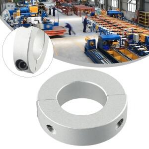 1PCS 클램프 링 칼라 더블 스플릿 6mm ~ 40mm 내경 샤프트 베어링 백스톱 실버