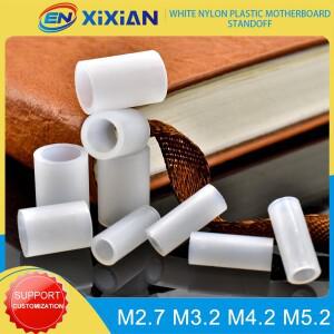 M2.7 M3.2 M4.2 M5.2 흰색 나일론 플라스틱 마더보드 스탠드오프 Rround 미터법 PC 컴퓨터 보드 스페이서