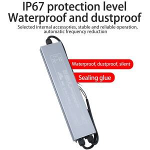 IP67 방수 LED 드라이버 스위칭 전원 공급 장치 12W 18W 24W 48W 60W 100W 12V 24V 조명 변압기 어댑터