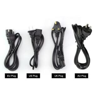 LED 전원 공급 어댑터 변압기, 드라이버 컨버터, EU, US, UK, AU 플러그, AC 100-240V to DC 5V, 12V, 1A,