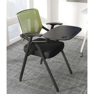 실 스터디카페 테이블 검다 간이 접이식 책걸상 책상 회의실 세트 도서관 학교 일체형 인용 대기가