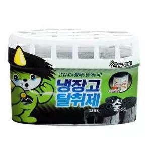 산도깨비433 숯성분 냉장고 탈취제 200g 소형