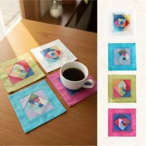 조각보 컵받침 전통 홈카페 테이블 아이템 테이블 소품 K소품