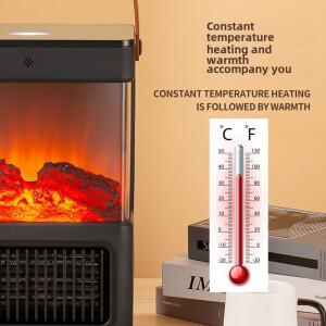 가정용 욕실용 모조 화염 히터, 전기 난방, 벽난로 침실, 전기 벽난로, 뜨거운 공기 송풍기, 2000W,