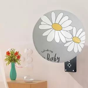 온풍기커버 보관함 플라워 선풍기 온풍기 덮개 커버 벽걸이형 온풍기덮개