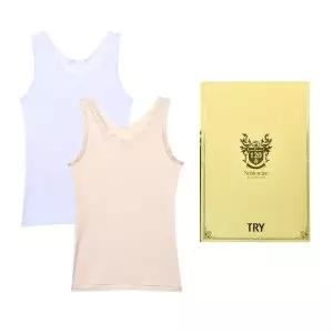 국산 TRY 여자 면 120수 민소매 런닝 고급제품박스 명절 부모님 선물