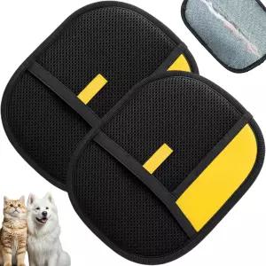 JJpopo 매직 브러시 반려동물 털 고양이와 개를 위한 제거 장갑 새롭게 업그레이드된 재사용 가능한 정전기