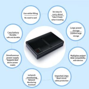 라우터, 모바일 장치, POE LAN, 10400mAh, DC 비상 전원 공급 장치용 36W UPS DC1036P 5V 9V 12V 24V 휴대