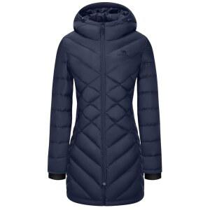 CAMEL스포츠 여성용 다운 재킷 후드 방풍 파카 경량 겨울 패딩 따뜻한 패커블 코트