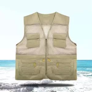 망사 멀티조끼 작업 낚시 등산 캠핑 근무 복 (8948299A)