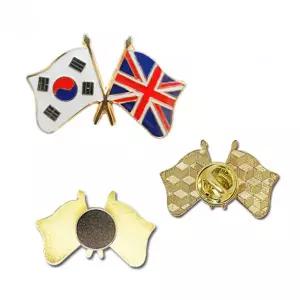 세계각국의 국기교차 뱃지(한국-영국)