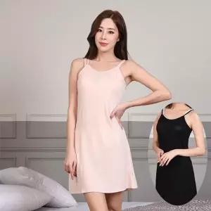 (린다)쿨인견 여성 롱 슬립 원피스 이너 홈드레스