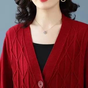 후니오 여성롱가디건 기장 아우터 니트 카디건 봄 가을 스웨터 UNO3