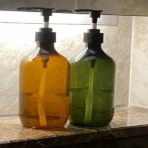 공병펌핑용기 500ML 샴푸디스펜서 디스펜서용기 500ML공병 대용량공병