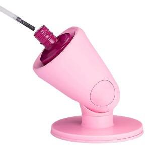 네일 폴리시 병 홀더 방수 스탠드 실리콘 클램프 아트 도구 각도 조절 가능