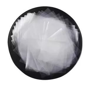 탕후루포장지 비닐 깔지 찹쌀종이 폭10cm 사탕 길이6