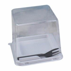 100개 조각 케익 용기 포장 디저트 삼각 상자 사각 케이크