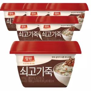 동원 양반 쇠고기죽 287.5g 6개