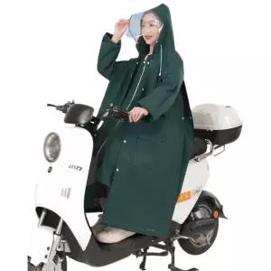 남녀공용 빅사이즈 반사체 안전우비 와이드핏 자전거 오토바이 라이더 우비 비옷 우의 레인코트