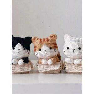 대바늘인형 DIY 뜨개질 고양이 재료 태교 코바늘