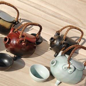 이와나 도자기 물고기 사케 주전자 도쿠리 생선 정종 술병 사케병