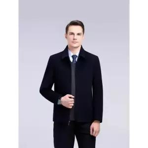 남자 하프 코트 칼라 루즈핏 모직 양중 도톰 봄가을 울 원픽3