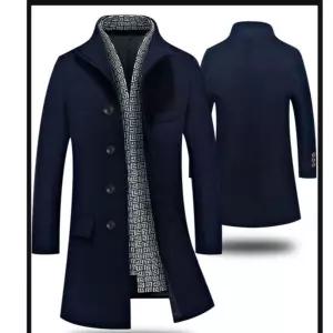 남자 하프 코트 겨울 울 트렌치 캐시미어 모직 빅사이즈 철 원픽5