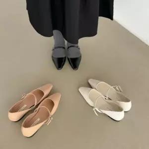 [신상오픈런]뾰족코 여리핏 메리제인 플랫슈즈 여성펌프스 (28765858)