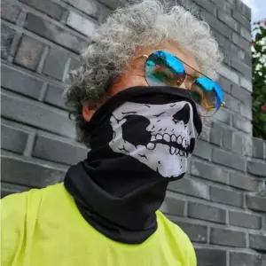 자전거 바이크 라이딩 해골무늬 페이스 마스크