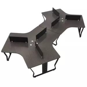 ㄱ자형 코너형 책상 테이블 공부 선반 게이밍 기역자