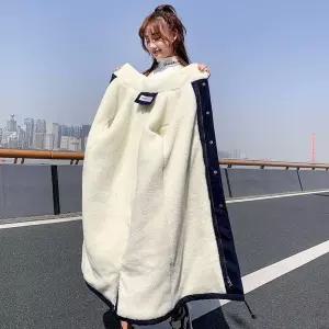 양털 롱 자켓 오버핏 아우터 집업